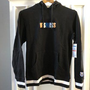 K-Swiss World Tour Hooded Sweatshirt Mens S M NWT